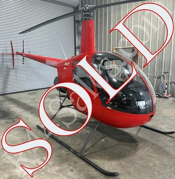 1990 Robinson R22 Beta sold