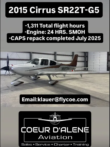 2015 Cirrus SR22T for sale