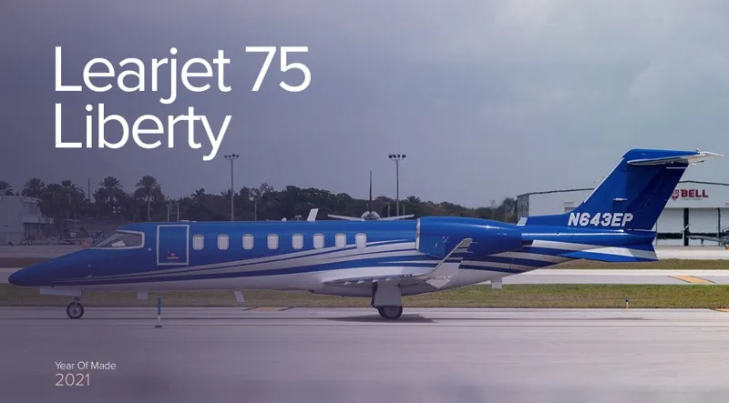 2021 Learjet 75 for sale